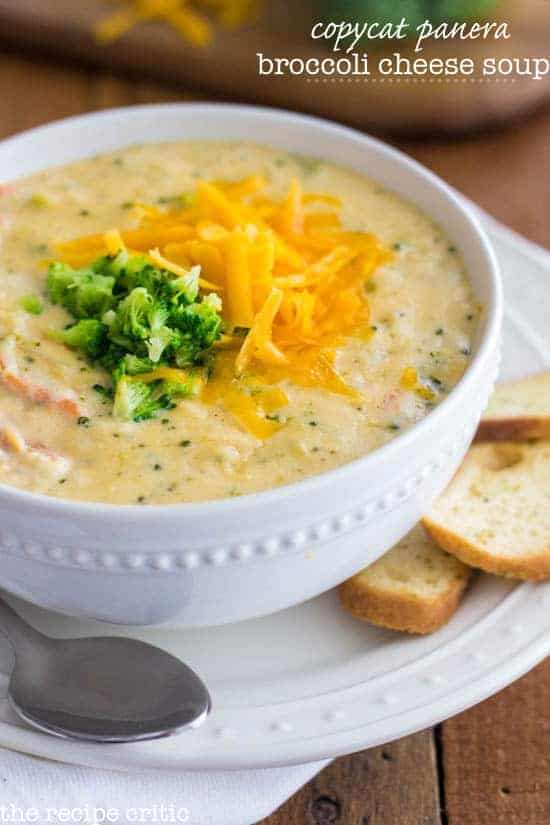 Copycat Panera Broccoli Cheese Soup | The Recipe Critic