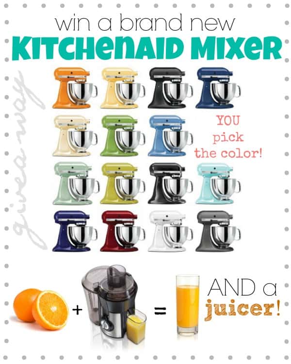 Kitchenaid mixer giveaway