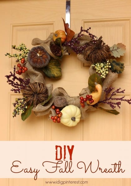DIY Easy Fall Wreath