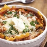 Lasagna Soup