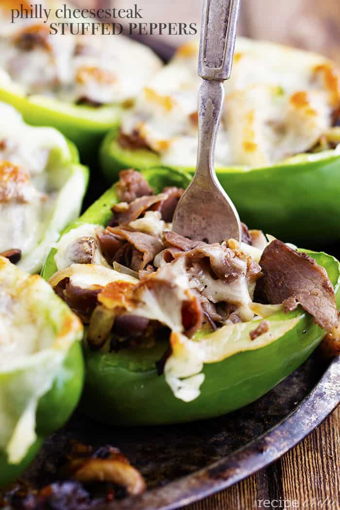 Philly Cheesesteak Stuffed Peppers | The Recipe Critic