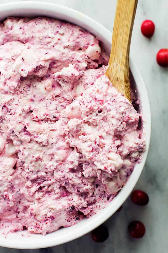 Cranberry Cheesecake Fluff | The Recipe Critic