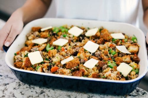 Grandma S Sausage Herb Stuffing The Recipe Critic