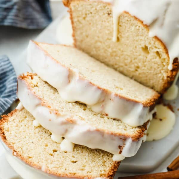 Eggnog Quick Bread With An Eggnog Glaze The Recipe Critic