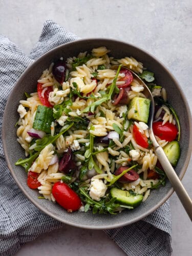 Greek Orzo Salad Recipe The Recipe Critic