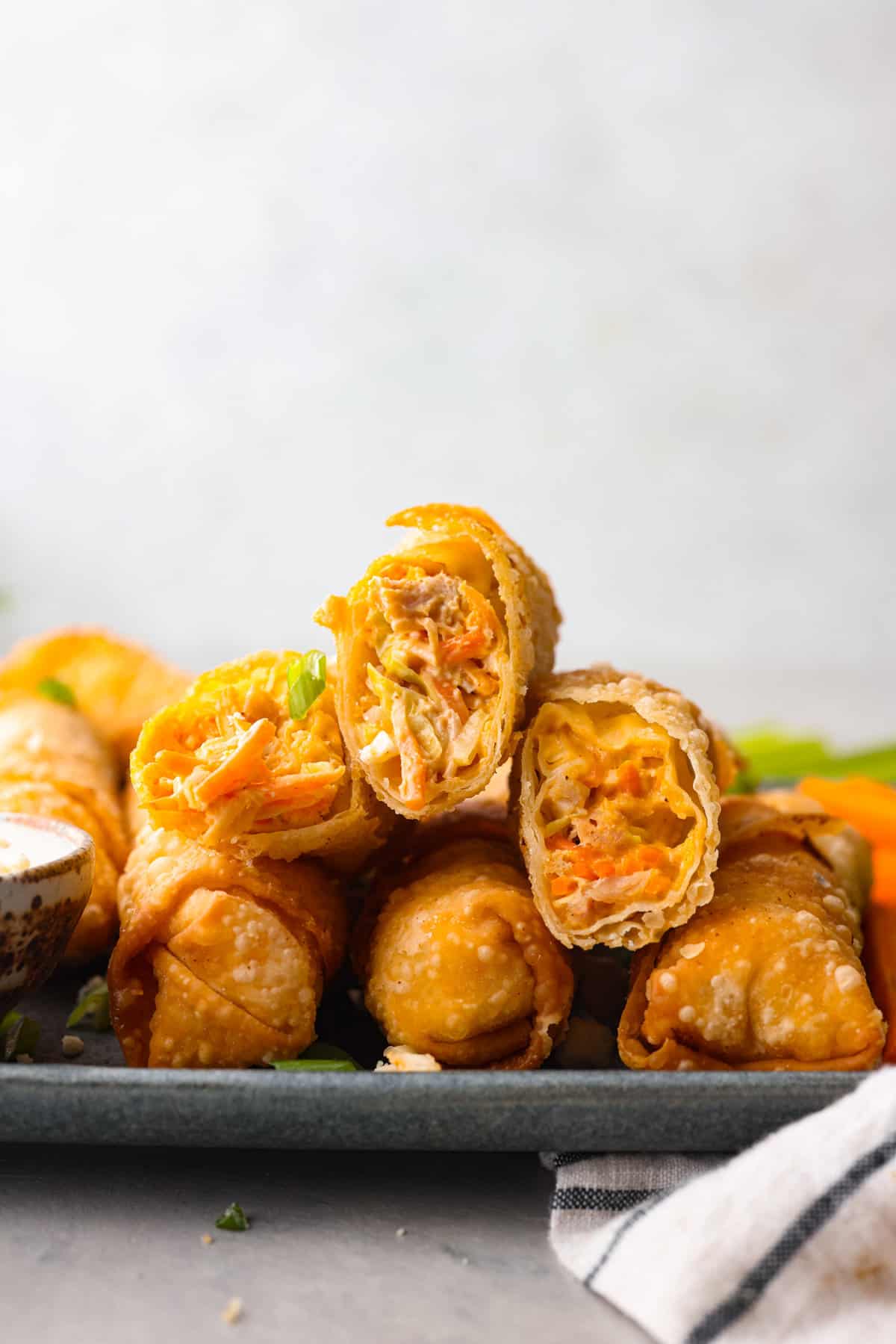 Buffalo Chicken Egg Rolls With Air Fryer Instructions The Recipe