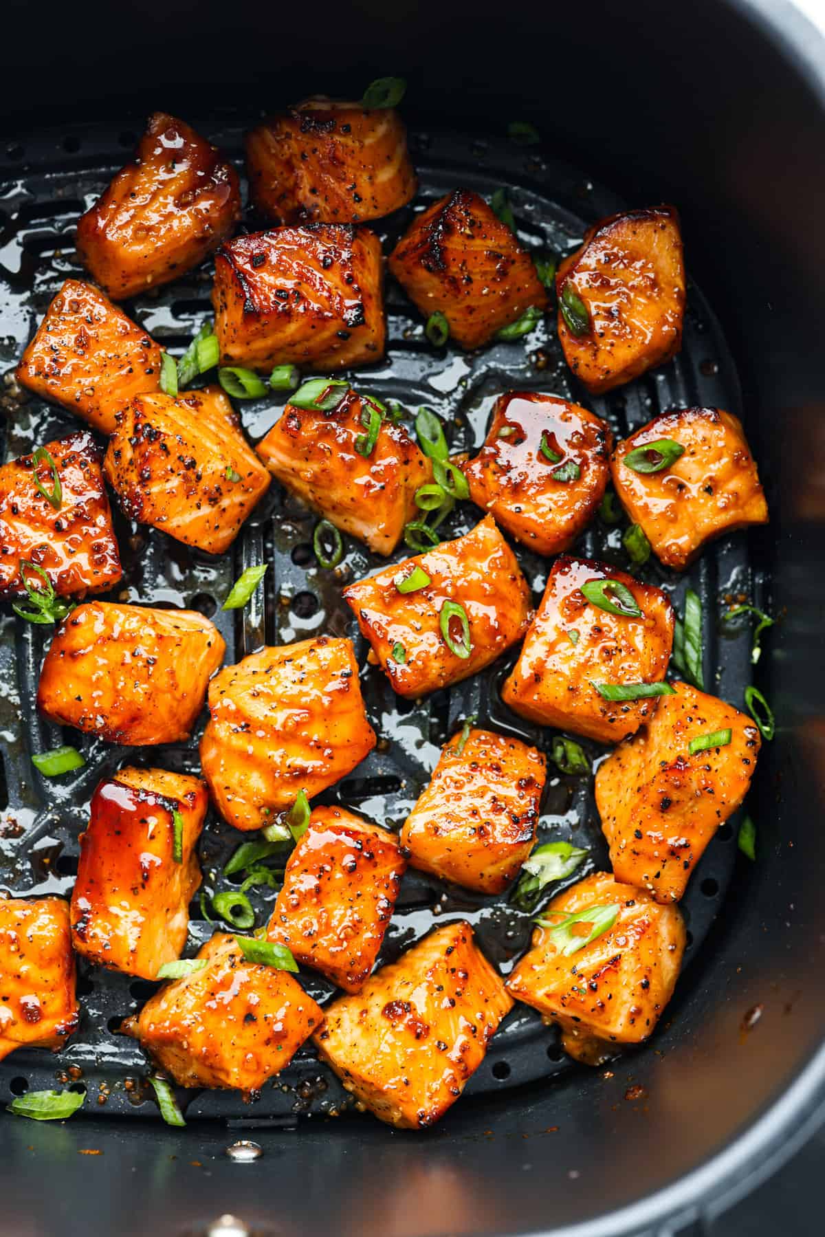 Honey Garlic Air Fryer Salmon Bites Ask Arena