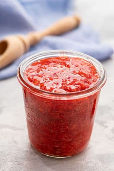 Homemade Strawberry Freezer Jam | The Recipe Critic