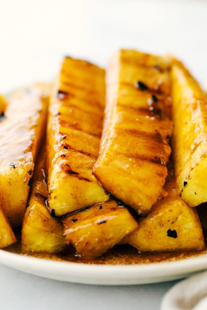 Caramelized Brown Sugar Cinnamon Grilled Pineapple - 27