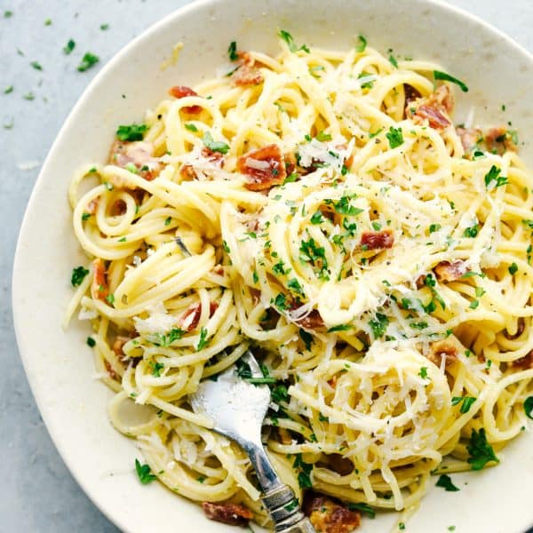 creamy bacon carbonara