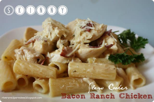 Skinny Slow Cooker Bacon Ranch Chicken - 82