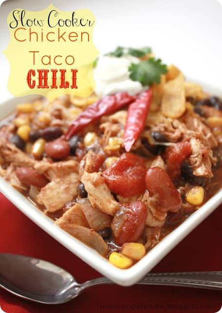 Crockpot Chicken Taco Chili