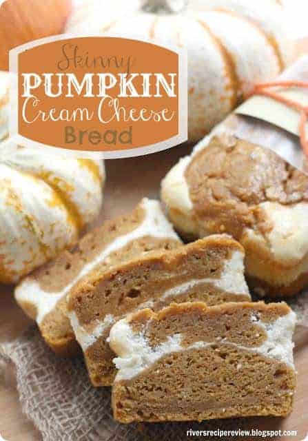 Skinny Pumpkin Cream Cheese Bread - 36