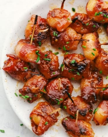 Slow Cooker Bacon Wrapped Maple Glazed Pork - 78