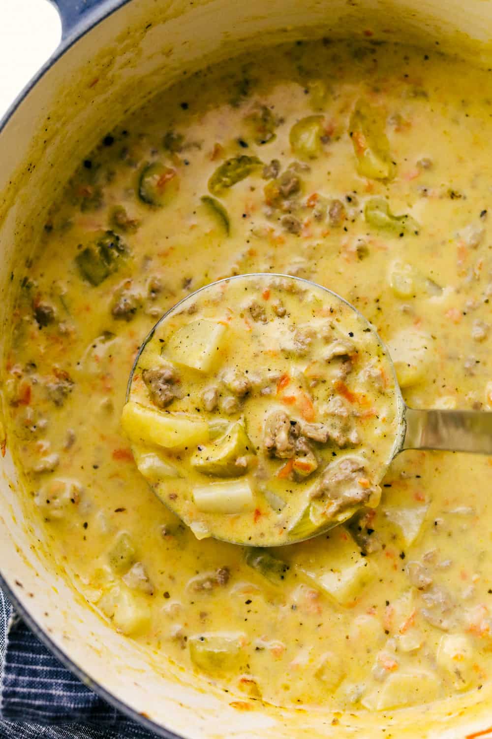 Potato Vegetable Soup With Velveeta