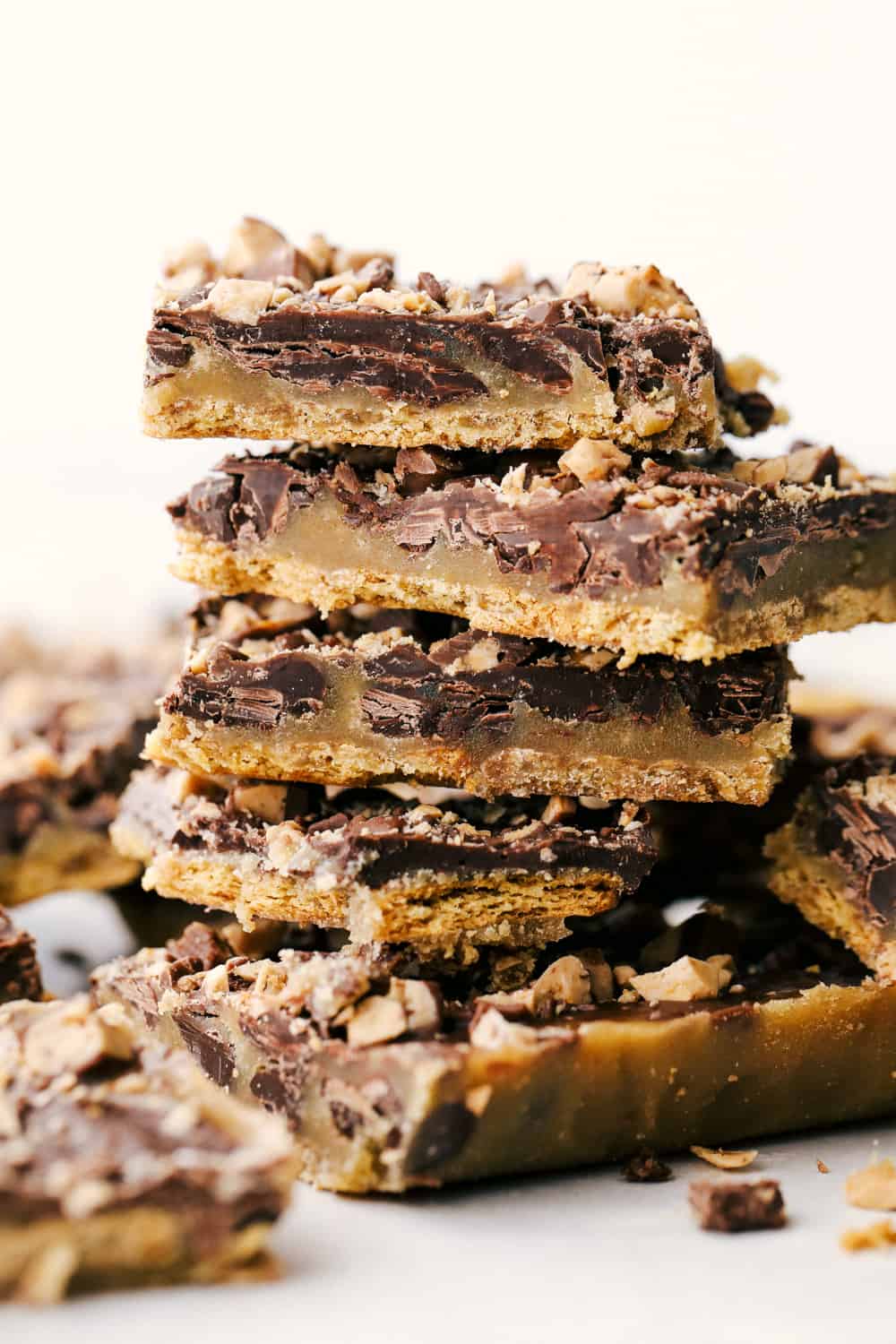 Crunchy, sweet and chewy Graham Cracker Toffee.