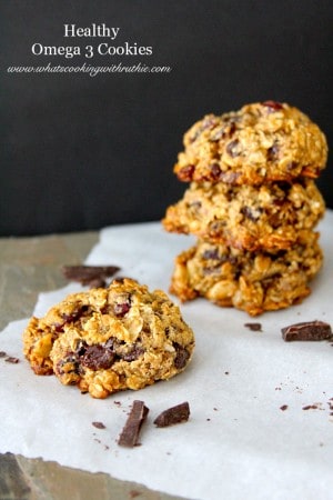 Healthy Omega 3 Cookies by whatscookingwithruthie.com