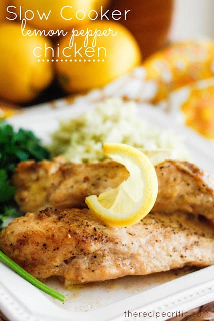 Slow Cooker Lemon Pepper Chicken - 9