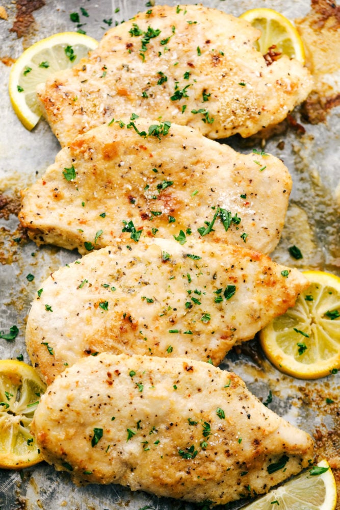 Baked Parmesan Garlic Chicken Breast Recipe | The Recipe ...