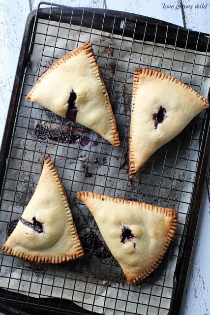 Blueberries and Cream Hand Pies - 21