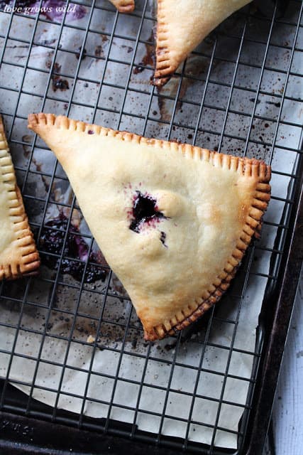 Blueberries and Cream Hand Pies - 41