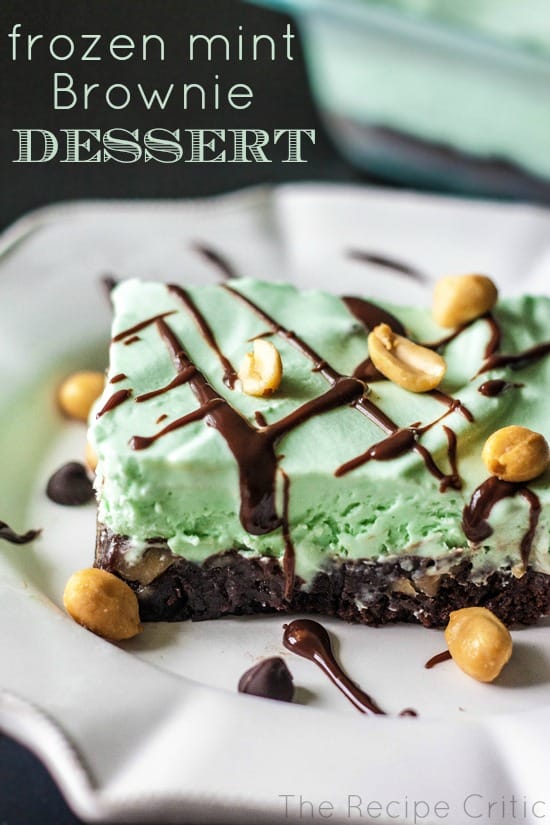 Frozen Mint Brownie Dessert - 32