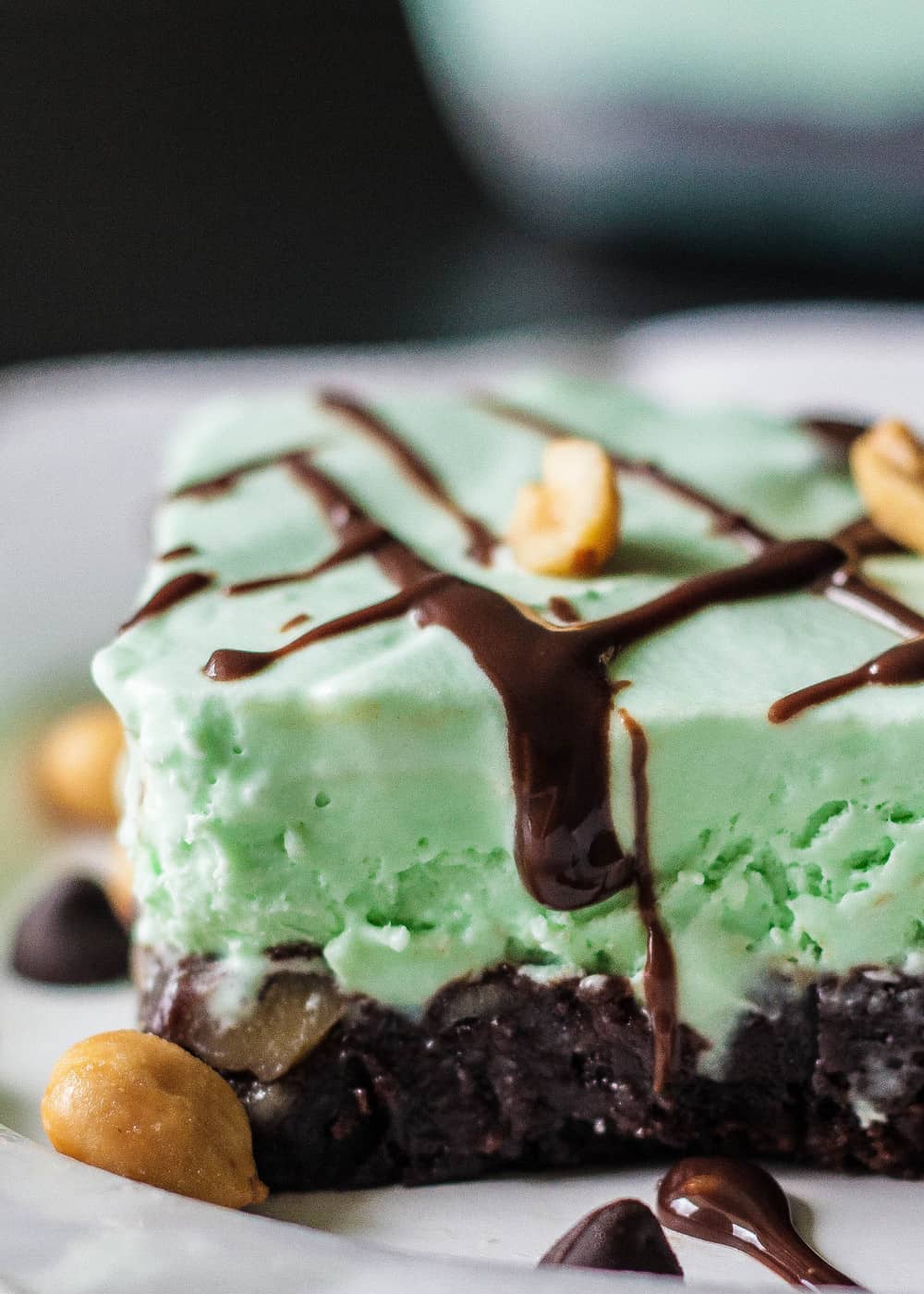 Frozen Mint Brownie Dessert