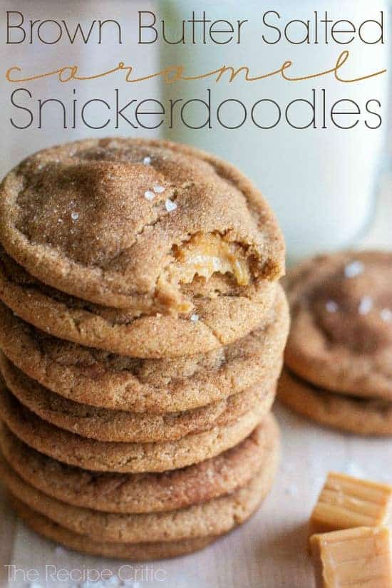 Brown Butter Salted Caramel Snickerdoodles - 28