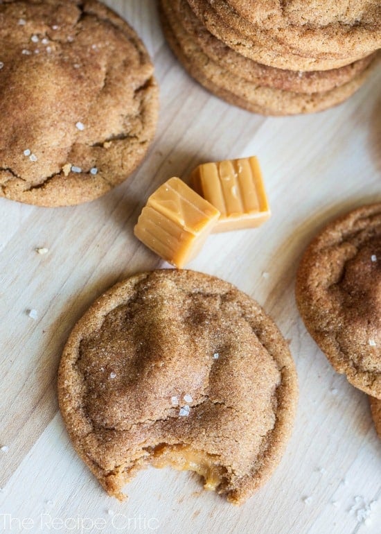 Brown Butter Salted Caramel Snickerdoodles - 64