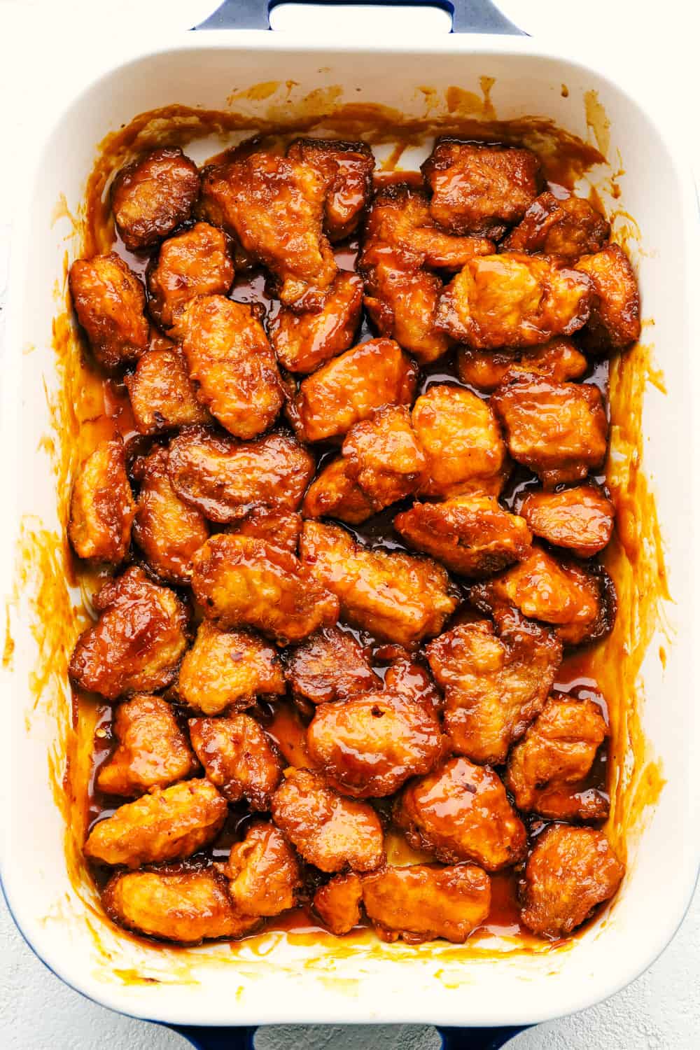 Sweet and Spicy perfect homemade Firecracker Chicken.