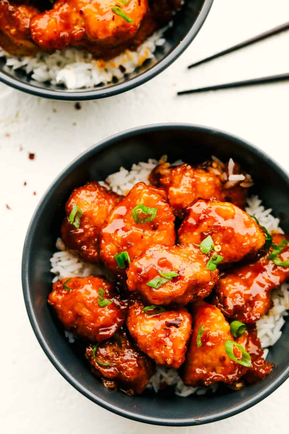 Slow Cooker Orange Beef & Fire Peppers - The Midnight Baker