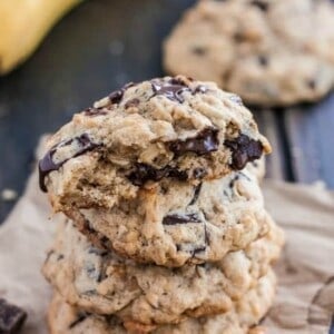 Banana Walnut Chocolate Chunk Cookies - 80