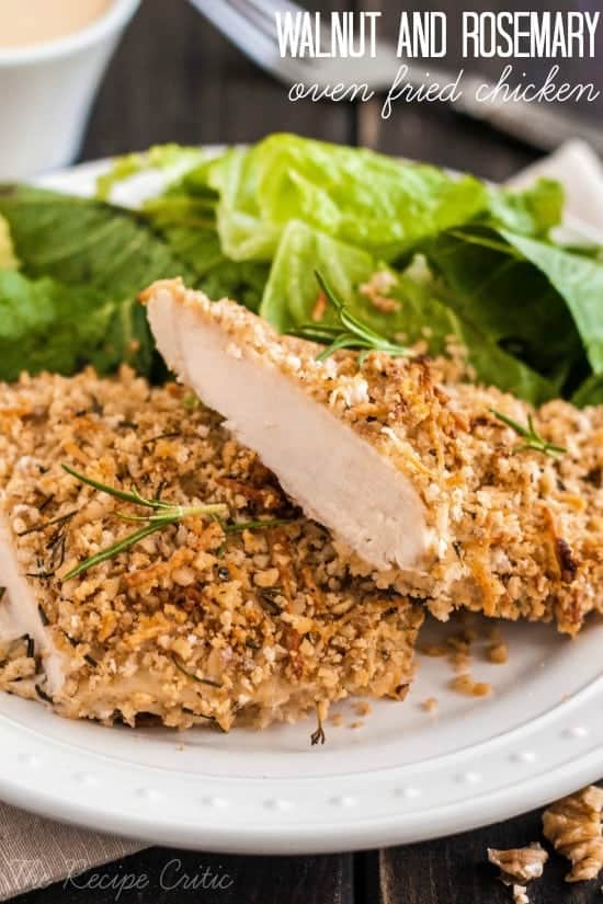 Walnut And Rosemary Oven Fried Chicken The Recipe Critic