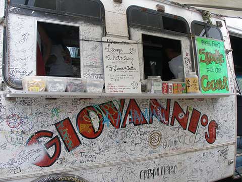 Giovanni's shrimp truck.