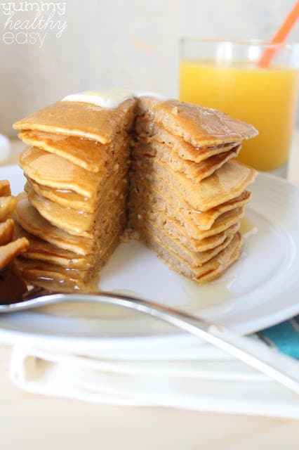 Skinny Pumpkin Pancakes - 14