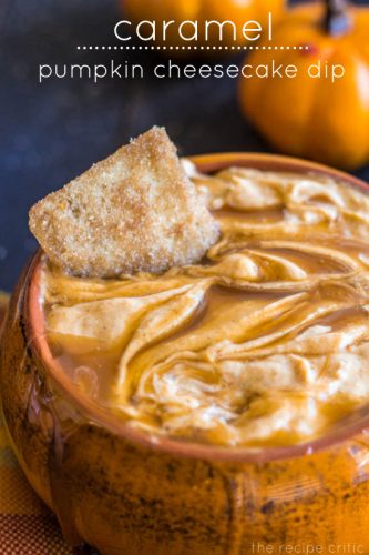 Caramel Pumpkin Cheesecake Dip | The Recipe Critic