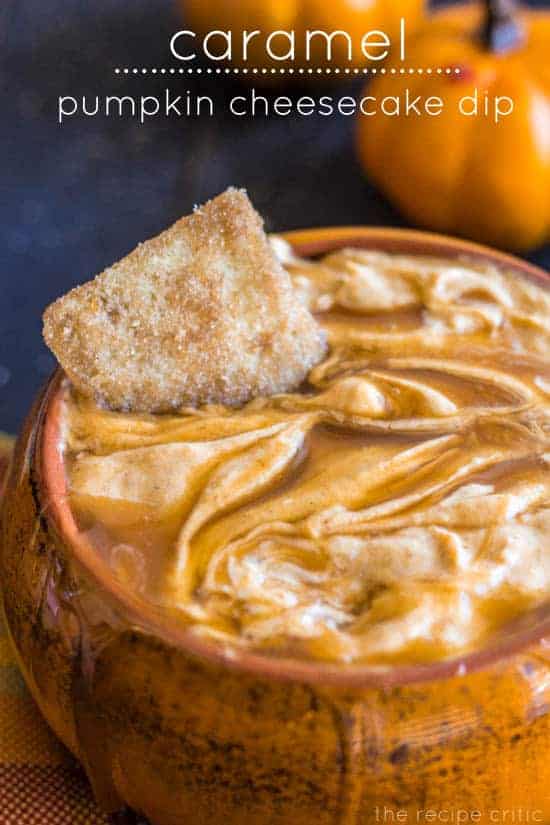 Caramel Pumpkin Cheesecake Dip - 40