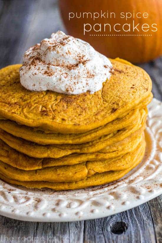 Pumpkin Spice Pancakes