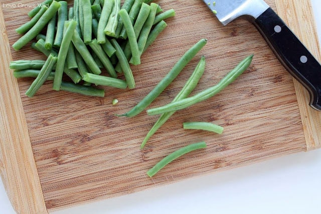 Fresh Green Bean Casserole