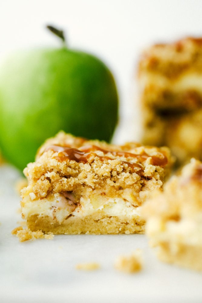 The Best Caramel Apple Cheesecake Bars - 43