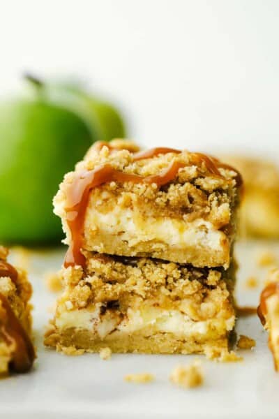 The Best Caramel Apple Cheesecake Bars | The Recipe Critic