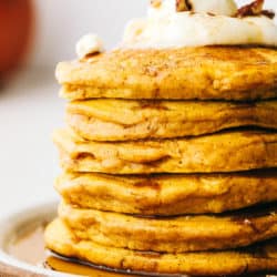 Amazingly Fluffy Pumpkin Spice Pancakes | Cook & Hook