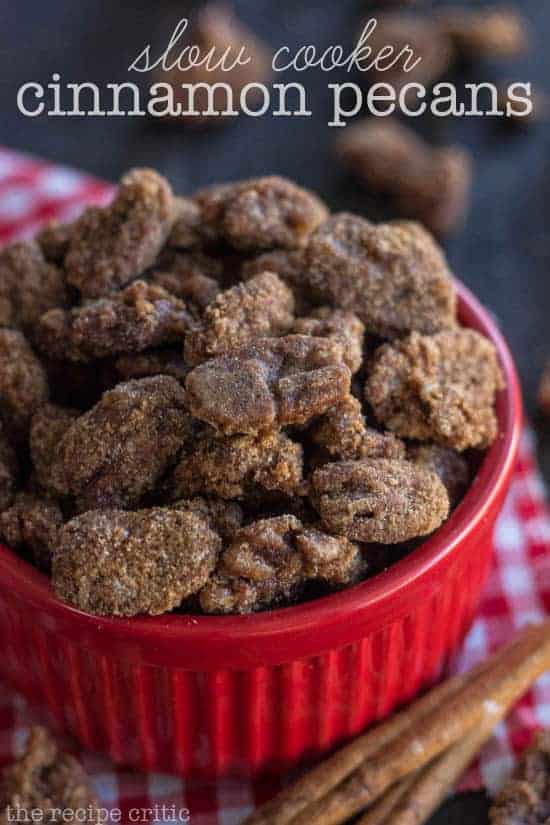 Cinnamon Pecans | 17 Christmas Crock Pot Recipes For A Memorable Time With Your Family