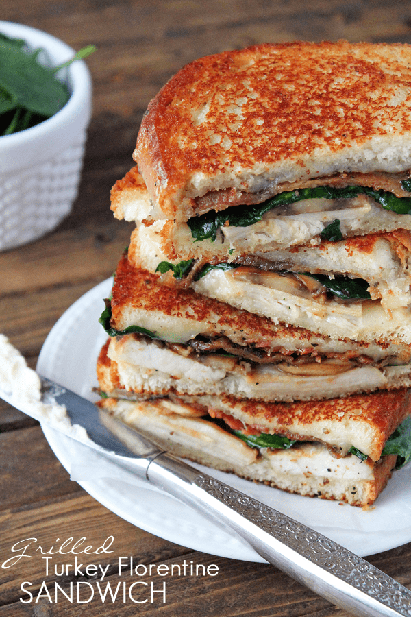 Grilled Turkey Florentine Sandwich - 45