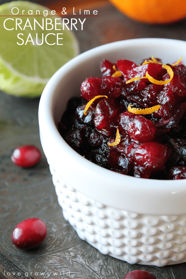 Orange and Lime Cranberry Sauce - 76