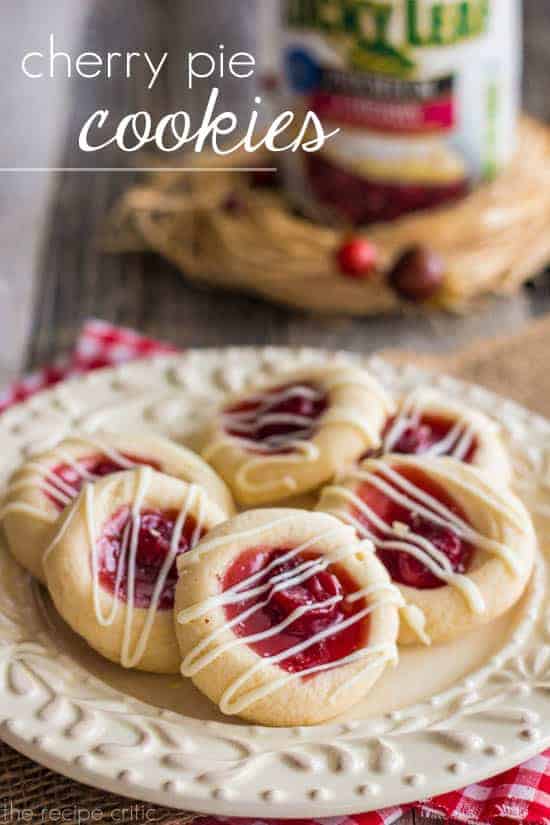 Cherry Pie Cookies | The Recipe Critic