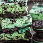 Mint Cookies and Cream Cheesecake Bar Recipe by The Recipe Critic
