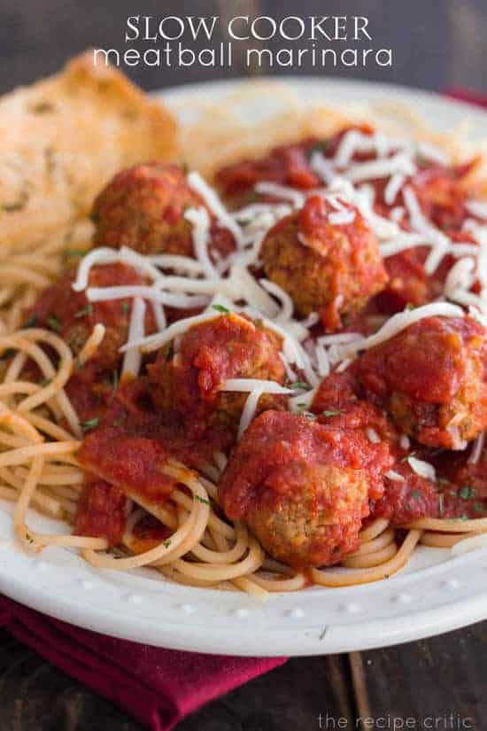 Slow Cooker Meatball Marinara - 30