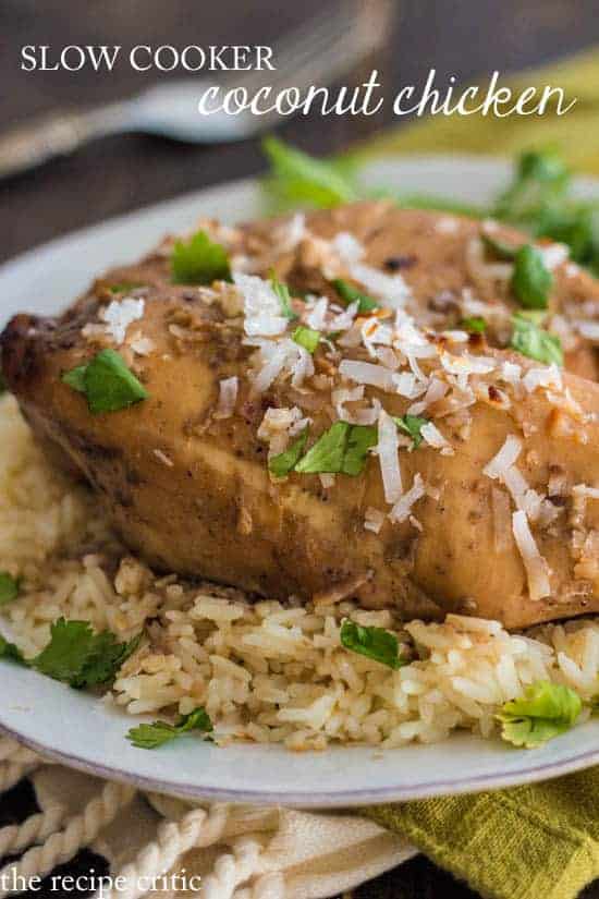 Slow Cooker Coconut Chicken - 61