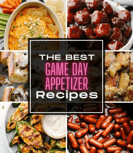 Best Game Day Football Party Snacks, Appetizers & Sweet Treat Recipes